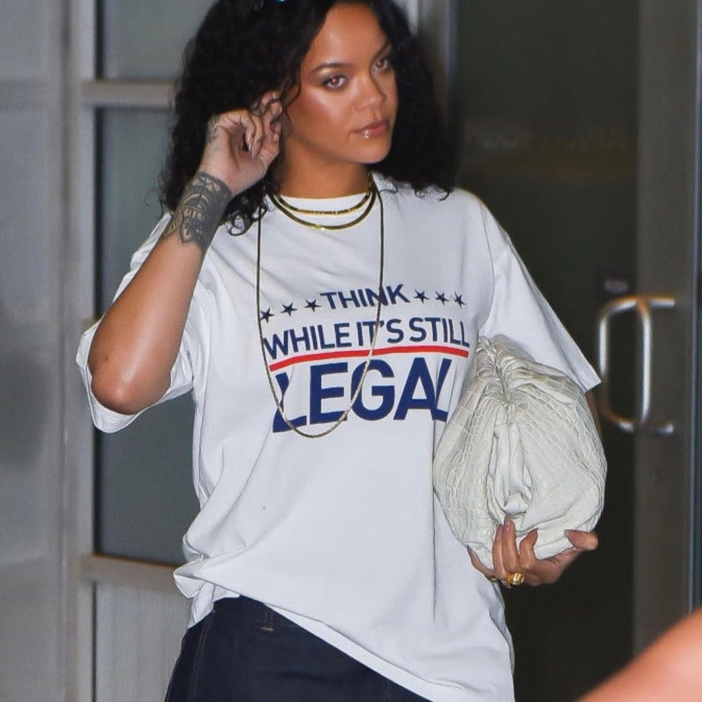 “Think while it’s still legal” T-shirt